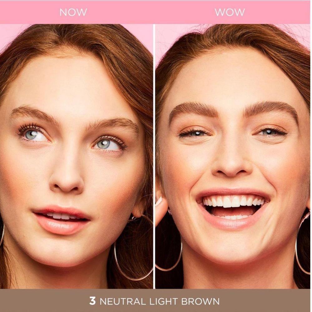 $5❤️🔥 LAST 1! Benefit Gimme Brow+ Tinted Eyebrow Gel 3 NEUTRAL LIGHT BROWN - Picture 3 of 6